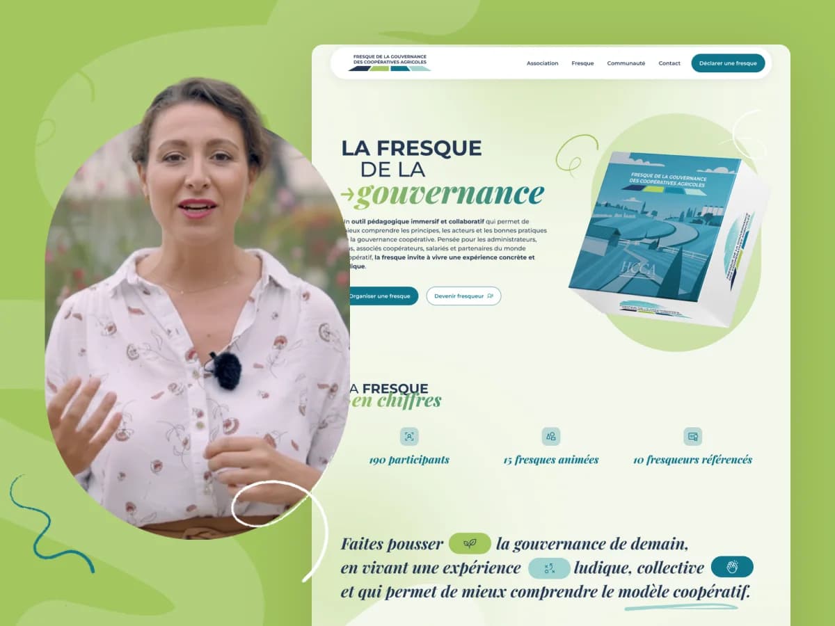 La Fresque de la Gouvernance — Association · Site Internet · 2025